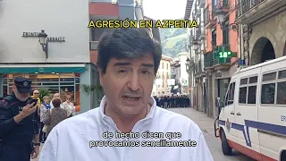 ¡ATAQUE CONTRA MILITANTES DE VOX EN AZPEITIA!