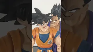 Gohan takes Goku’s hairline! #stopmotion #trending #anime #funny #shorts #animation #dragonball