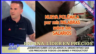 Creo nueva POLÉMICA con mis PALABRAS sobre los SALARIOS 🤐