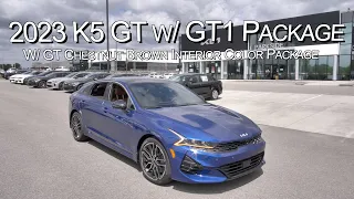 New 2023 KIA K5 GT w/ GT1 Package & Chestnut Interior Color at Parkside Kia