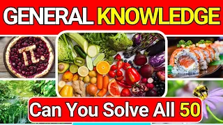 General Knowledge Quiz Trivia 47 📚💡| Can You Answer All 50 Questions Correctly? 2024