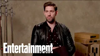 John Krasinski On Crying During 'Mary Poppins Returns' With Emily Blunt | Entertainment Weekly