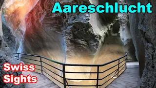 Aareschlucht, Aare Gorge Switzerland, Meiringen 4K