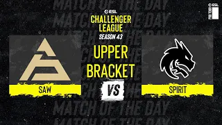 sAw vs. Spirit - Map 2 [Nuke] - ESL Challenger League Season 43 - EU - Upper bracket
