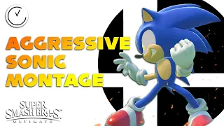 What an Aggressive Sonic Looks Like | SSBU Montage