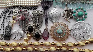 140.Новая распаковка. Броши Sarah Coventry, колье Napier, 1928 Jewelry, Coro.Винтажные украшения