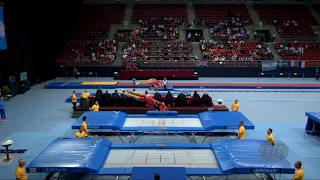 Japan 2 (JPN) - 2017 Trampoline Worlds, Sofia (BUL) - Qualification Synchro Routine 1