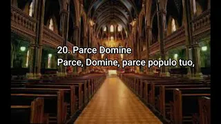 Parce Domine (with lyrics) from Gregorian chant