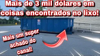 MAIS DE 3 MIL DÓLARES EM COISAS ENCONTRADOS NO LIXO DOS ESTADOS UNIDOS! 🇺🇸🇺🇸🇺🇸 DUMPSTER-BASURA