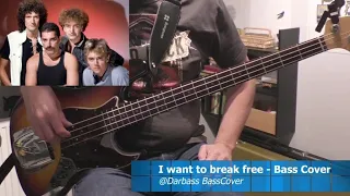 [Queen] I Want To Break Free - Bass Cover 🎧 (with bass notes & tabs)