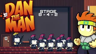 DAN THE MAN STAGE 8 - 4 - 2 CON TODAS LAS ÁREAS SECRETAS | GAMEPLAY MODO HISTORIA