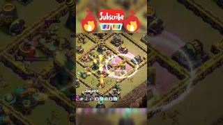 💥Max GiGa Inferno vs Super wizard 💥||Super wizard vs all troops || #shorts #coc #cocshorts