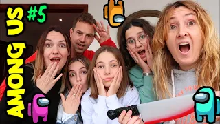 ✨AMONG US en la VIDA REAL #5 ¿Quien es el IMPOSTOR? Ruleta de AMONG US ¿Tripulante o Impostor?