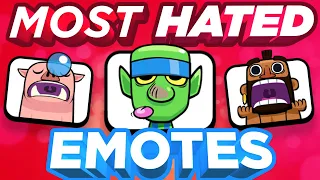 Top 10 Most HATED Emotes in Clash Royale! (2020)