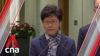 Hong Kong government “will spare no effort” to end violence: Carrie Lam