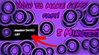 How to make 1k gems in 5 minutes! Madden Mobile 21