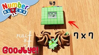 NUMBERBLOCKS | Oh No! Bad Day for 49! (OFFICIAL) | Shredding Simulation