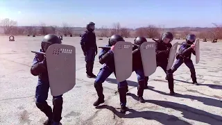 Тренування співробітників взводу швидкого реагування Служби судової охорони