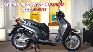 Xe điện Pega, sạc chỉ 3 ngàn đi cả 100 Km