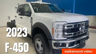 2023 Ford F-450 Cab & Chassis XLT walkaround video 179”