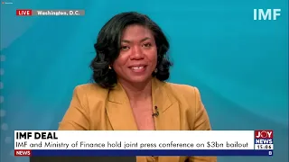 IMF and Ministry of Finance hold joint press conference on $3bn bailout