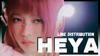IVE “아이브 '해야 (HEYA)” Line Distribution