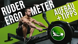 Concept2 Ruderergometer aufbauen - ANLEITUNG | Richtig RUDERN LERNEN  | STRONGMOVE® Indoor Rowing