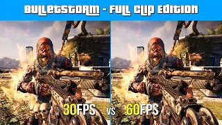 30FPS vs 60FPS In Bulletstorm - Full Clip Edition