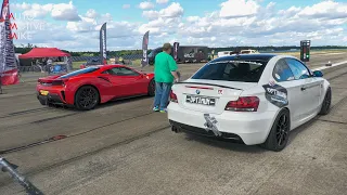 Ferrari 488 Pista vs 740HP BMW 135