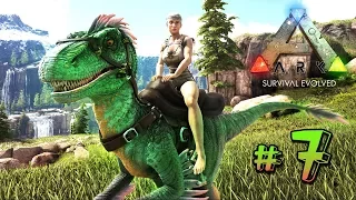 ARK Survival Evolved на карте Ragnarok - Раптор и страдания - (07)