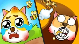 SAVE THE DOGE vs STING THE DOGE - All Levls Mega UPDATE Satisfying Double Gameplay ios Android