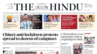 28 November 2022 | The Hindu Newspaper Analysis | Current affairs 2022 #UPSC #IAS #Todays The Hindu