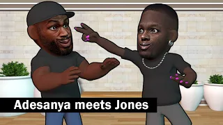 Adesanya meets Jon Jones