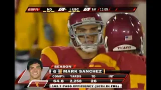 2008 - Notre Dame vs #5 USC