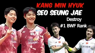 GREAT MATCH !! Kang Min Hyuk/ Seo Seung Jae (KOR) vs Lian Wei Keng/ Wang Chang (CHN)