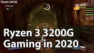 Gaming on AMD Ryzen 3 3200G Vega 8 in 2020. 16 Games Tested