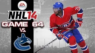 Let's Play NHL 14 - Game 64 vs Vancouver Canucks