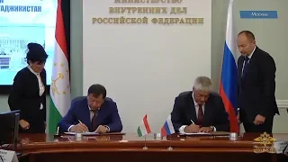 Состоялось заседание Объединенной коллегии МВД России и Таджикистана