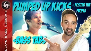 PUMPED UP KICKS - Bass lesson with TABS - FOSTER THE PEOPLE