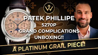 Patek Philippe 5270p Grand Complications Chronograph 'Salmon Dial' - Official Watches