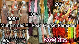 Mohammad Ali Road Mumbai market 2023| Ramzan shopping started |footwears, kids dress, Kurtis & plazo