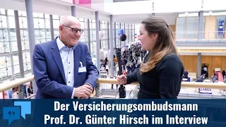 Im Interview mit Prof. Günter Hirsch: Hat die Versicherungsbranche den schlechten Ruf verdient?