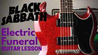 Black Sabbath Guitar Lesson - Electric Funeral - E Standard Tuning