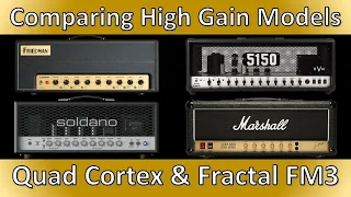 Quad Cortex & Fractal - Comparing High Gain Amp Models