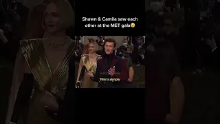 Shawn and Camilla saw each other at Met Gala #metgala #shawnmendes #camilla