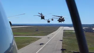 SHAW ARMY STORIES - Flight of 8 UH-60 Black Hawks Lift-off from Ft Hood, Texas OIF-III Nov. 6, 2004