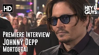 Johnny Depp Interview - Mortdecai UK Premiere