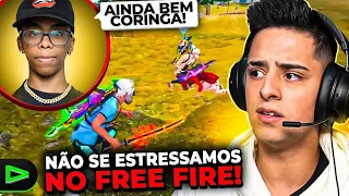 AINDA BEM QUE A GENTE NÃO SE ESTRESSA JOGANDO FREE FIRE! FT BOCA DE 09