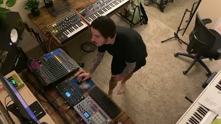 Analog Techno Live Studio Jam | Octatrack, RYTM, Moog Sub25, Prophet Rev2, Strymon Volante