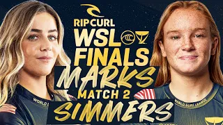 Caroline Marks vs Caitlin Simmers | Rip Curl WSL Finals - Match 2 Heat Replay